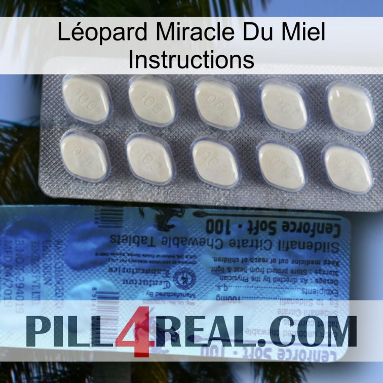 Léopard Miracle Du Miel Instructions 34